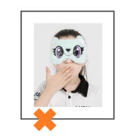 Slaapmasker kat mint